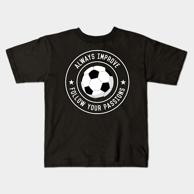 Football Kids T-Shirt by PallKris